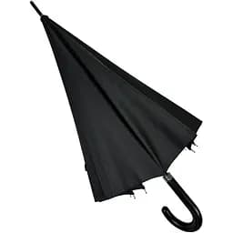 Чоловіча парасолька-палиця напівавтомат Frei Regen 114 см чорна