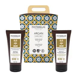 Подарочный набор для кожи рук Phytorelax Argan Крем для рук, 75 мл + Скраб для рук, 75 мл (6029165)