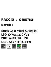 Підвіс Nova Luce RACCIO 9180762 - мініатюра 7