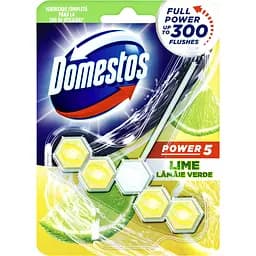 Блок для чищення унітаза Domestos Power 5 Свіжість лайма 55 г