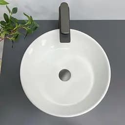 Умивальник VBI Lioni white накладний VBI-014600, Білий - мініатюра 4