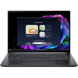 Ноутбук Acer Swift X 14 SFX14-61G 14.5" 2.8K OLED AMD R7-350 32GB F1TB NVD5050-8 Win11 сірий