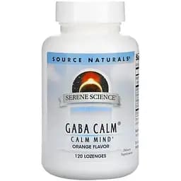 Аминокислота Source Naturals Serene Science GABA Calm 120 леденцов Апельсин
