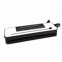 Вакуумний пакувальник для харчових продуктів Vacuum Sealer 120 Вт домашній автоматичний вакууматор Білий 88472