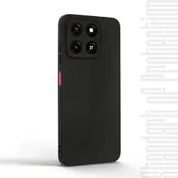Чехол-накладка для смартфона ZTE Blade A55 4G/A35 4G, противоударный, силиконовый, термополиуретановый (ТПУ), с защитой камеры и корпуса, черный, защита всего корпуса, ArmorStandart (ARM81529) - мініатюра 2