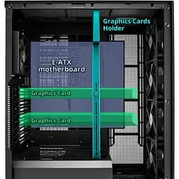 Корпус FSP U500-B без БЖ E-ATX Black (U500-B) - мініатюра 2