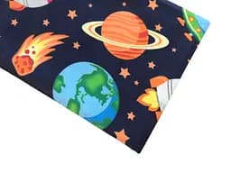 Хлопковая пеленка Moontime 100х80см "Космос"