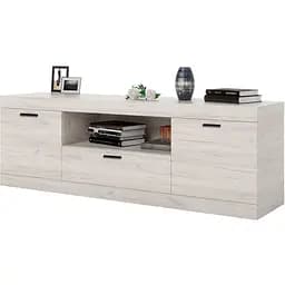 Тумба Еверест ТВ 1500 Соната 150х38х50 дуб крафт білий (EVR-2715)