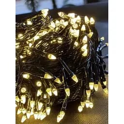 Гірлянда новорічна Конус 30 м 500 LED лампочки тепло білого кольору