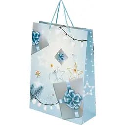 Пакет подарунковий новорічний Подарунок JZ051045 Різнокольоровий (NY)