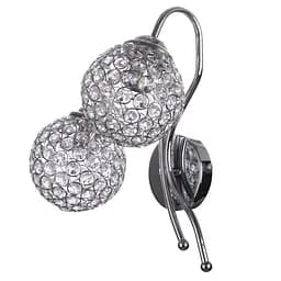 Бра Brille BR-01 394W/2 настенное накладное хрустальное E14 CH