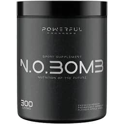 Предтренировочный комплекс Powerful Progress N.O.Bomb Яблоко 300 г