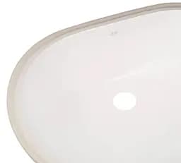 Комплект Qtap Stork: Раковина врізна овальна 570x390x210 мм White + Донний клапан PU02O (QT15116030WN47294) - мініатюра 4