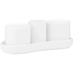 Набір для солі та перцю Ardesto, білий (AR3736)