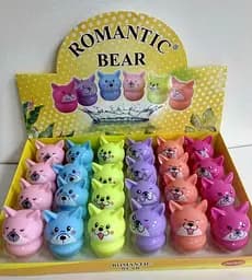 Бальзам-блеск для губ Romantic Bear Lip Balm Собачки HF8016 (6 шт. в ассортименте)