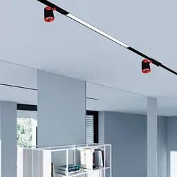 Трековий світлодіодний світильник KW-235/30W NW BK/RED Brille 33-082 - мініатюра 9