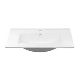 Умивальник Qtap Albatross 700x460x180 White без донного клапана QT01113070CW, Білий - мініатюра 4