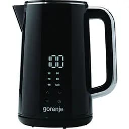 Gorenje Электрочайник, 1.7 л, двойные стенки, LED дисплей, Strix контроль, черный