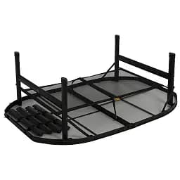 Стіл Bo-Camp Northgate Oval Black Grey 120 x 80 см (1404187) - мініатюра 2