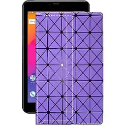 Чохол StatusCASE з екошкіри для планшету Prestigio Grace 5778 Фіолетовий ромб