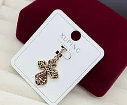 Хрестик із медичного золота хрестик на шию гіпоалергенний хрестик біжутерія прикраси Xuping під золото