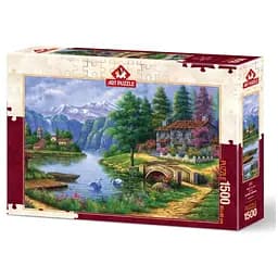 Пазл Art Puzzle Деревня у озера 1500 эл. (5371)