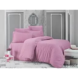 Комплект постільної білизни TAG Tekstil King Size Рожевий 000142171 (ST-1007)