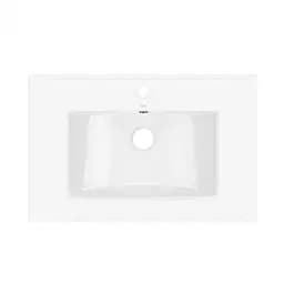 Умивальник Qtap Albatross 700x460x180 White без донного клапана QT01113070CW, Білий