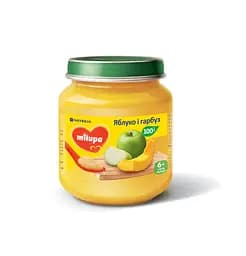 Фруктовое пюре Milupa Яблоко и Тыква, 125 г