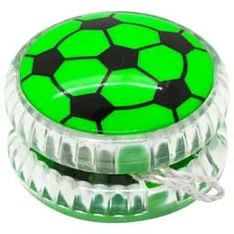 Дитяча іграшка Йо-йо "Футбольний м'яч" Bambi М 5641(Green) 5,5 см, світло