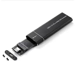 Зовнішня кишеня XON MemoryCase для M.2 NVMe (PCIe) USB 3.1 Type-C Чорний (XSC2C13NV1MG 4340) - мініатюра 2