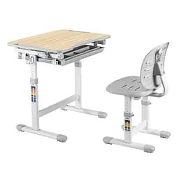 Парта та стілець трансформери Piccolino III Grey FunDesk