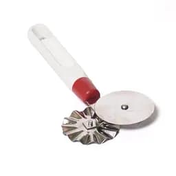 Багатофункціональний з'єднувальний ніж 2 в 1 для піци та тіста з роликом та пластиковою ручкою, Kitchette 82176