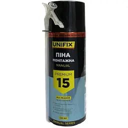 Монтажна піна Unifix 330мл x 15л ручна