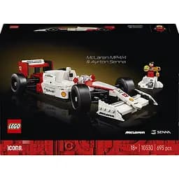 Уценка. Конструктор LEGO Icons McLaren MP4/4 и Айртон Сенна 693 деталей (10330)