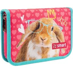 Пенал твердий Smart HP-03 Cute lovely, 13х21х3 см, рожевий (533279)