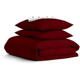 Комплект постільної білизни Cosas Ruby CS5 Полуторний бордо (Ranfors79_Bordo_El-DeltaColor_160)
