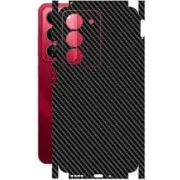 Захисна плівка StatusSKIN для Realme 14x Корпус Вініл Карбон чорний