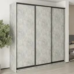Шкаф-купе трехдверный MebelStar Комбо BG 3ДСП 230x60x240 см Бетон (MBS-9503)