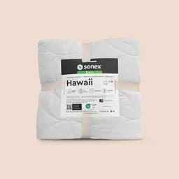 Набір Sonex Hawaii: покривало двостороннє 240х220 см + наволочка 70х50 см 2 шт. світло-сірий (SO102526) - мініатюра 10