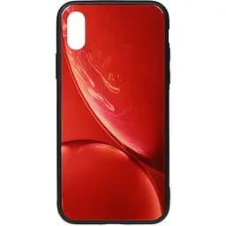 Чохол-накладка Toto Print Glass Space Case Apple iPhone XS Max Red