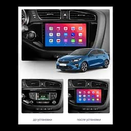 Штатний головний пристрій EasyGo KA923-F50 9 inch Kia Ceed 2012-2019 - мініатюра 2
