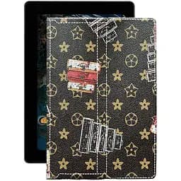 Чохол StatusCASE з екошкіри для планшету Asus MeMO Pad FHD 10 32GB (ME302C-1B030A) Луі-Вітон-коричневий