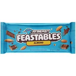 Шоколад молочний Feastables Almond хрусткий мигдаль 60 г (982060) - мініатюра 2