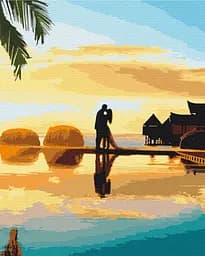 Картина по номерам на подрамнике Brushme Восток любви