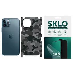 Захисна плівка гідрогелева SKLO Back тил+грани Camo для Apple iPhone 11 Pro 5.8 Сірий/Army Gray