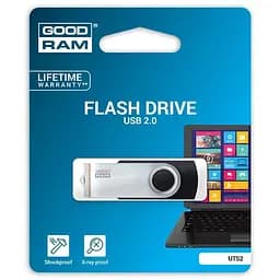 Флеш-накопичувач GoodRam USB 32GB UTS2 (Twister) Black (UTS2-0320K0R11) - мініатюра 2