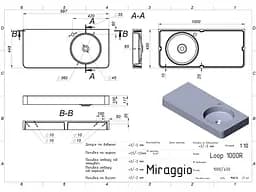 Умивальник LOOP 1000 R Miraggio - мініатюра 2