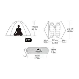 Намет двомісний Star River 2 Naturehike (NH17T012-T) — світло-зелений, Зелений - мініатюра 6
