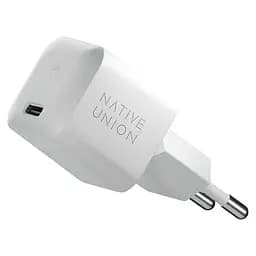 Зарядний пристрій Native Union Fast GaN PD 30W USB-C White (FAST-PD30-2-WHT-EU)